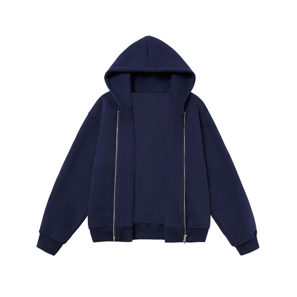 Unisex Color Block Zipper Cardigan Hoodie - Trendy Casual Autumn/Winter Jacket