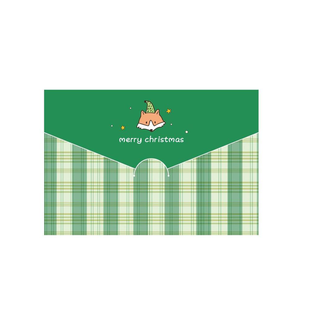 2025 Christmas Holiday Greeting and Thank You Card with Envelope - Merry Christmas Blessing