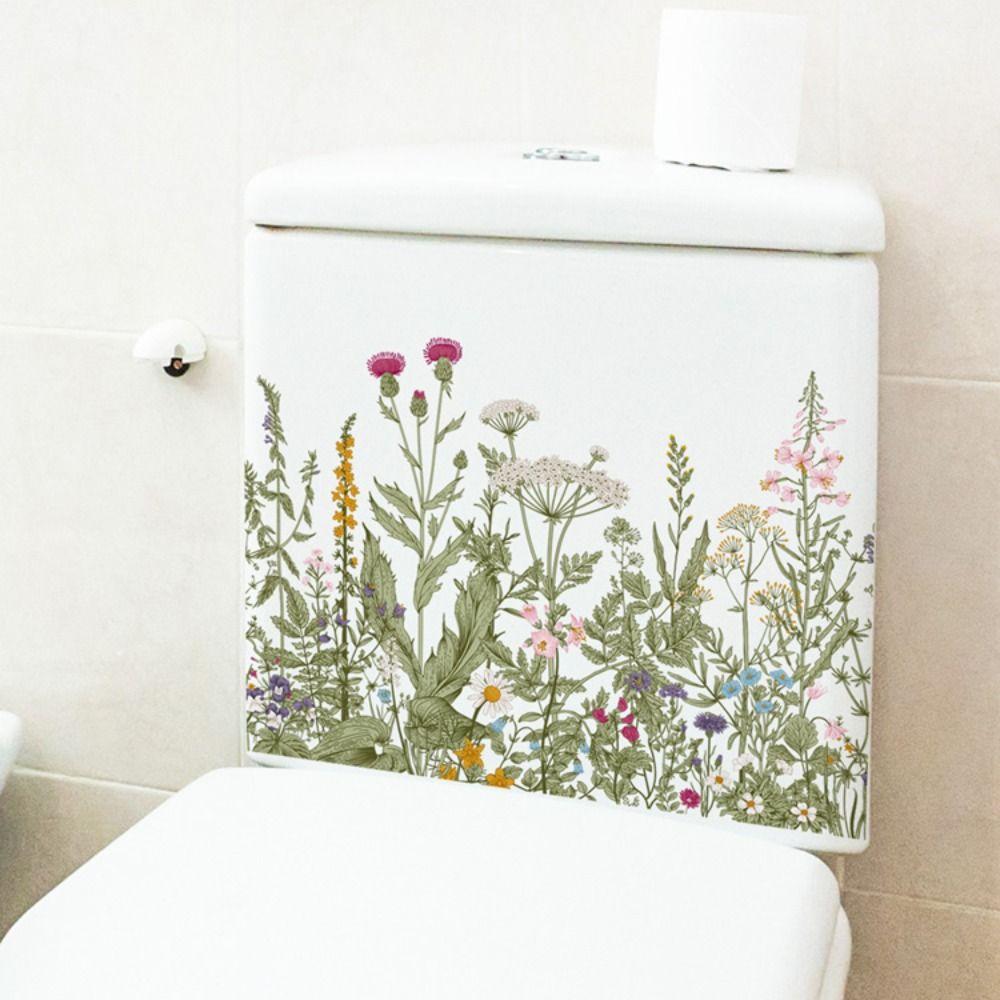 

Съемные различные зеленые растения, художественная роспись, туалетные наклейки, наклейки с зелеными растениями, стикер на стену