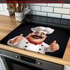 1Pcs Rubber Drying Mat With Cartoon Chef Stove Top For Coffee Shop Restaurant Kitchen Carpet Tableware Durable Diatom Mud Table