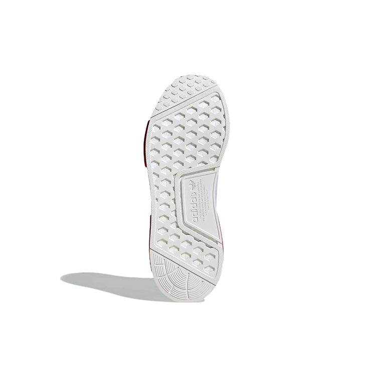 Adidas NMD_R1 White Vivid Red Men Sneakers Cloud-White GX9527