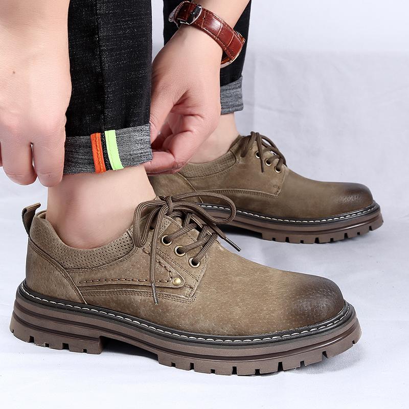 Fashion Hot selling Trendy men's new leather shoes Luxury Adolescent adult leisure dressing styles outdoor party walking men's shoes