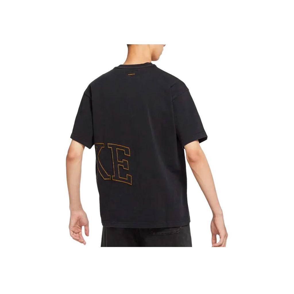 Nike Logo Crew Neck Pullover Short Sleeve T-Shirt Men Tops Black DX5836-010