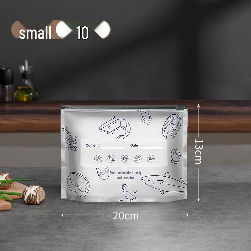 ZISIZ Thickened Aluminum-Titanium Foil Food Storage Bags
