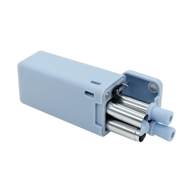 

Многоразовая стальная нержавеющая складная питьевая соломинка набор в коробке экологичный Blue