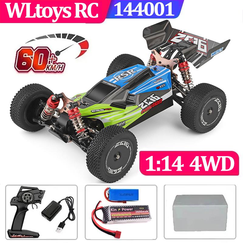 75 KM/H WLtoys 124016 124017 60 KM/H 144001 Rc Electric 4wd Battery High Speed Atv Remote Control Drift Rc Cars for Adults Toys