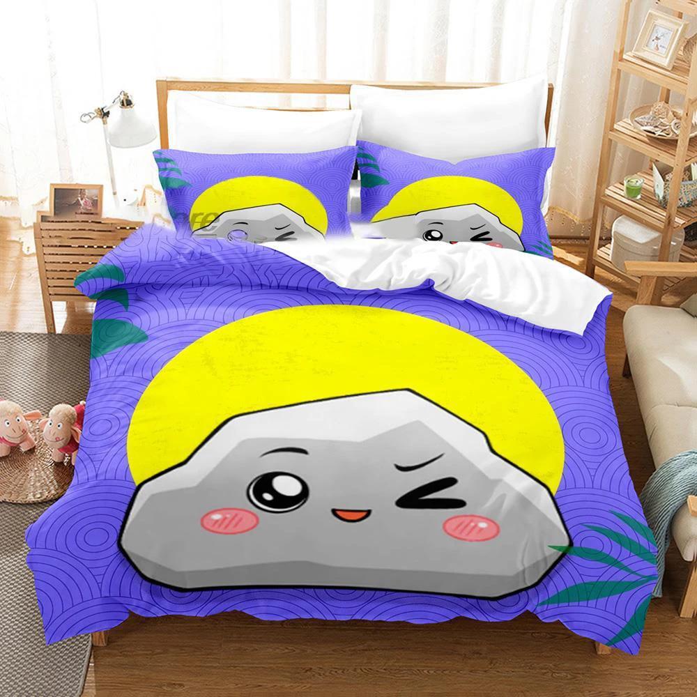 Cartoon Foxy Boxy Lanky-box Bettwäscheset Bettbezug Schlafzimmer Bettdeckenbezüge Einzelbett Doppelbett Kingsize Steppdeckenbezug Zuhause 2/3-teilig