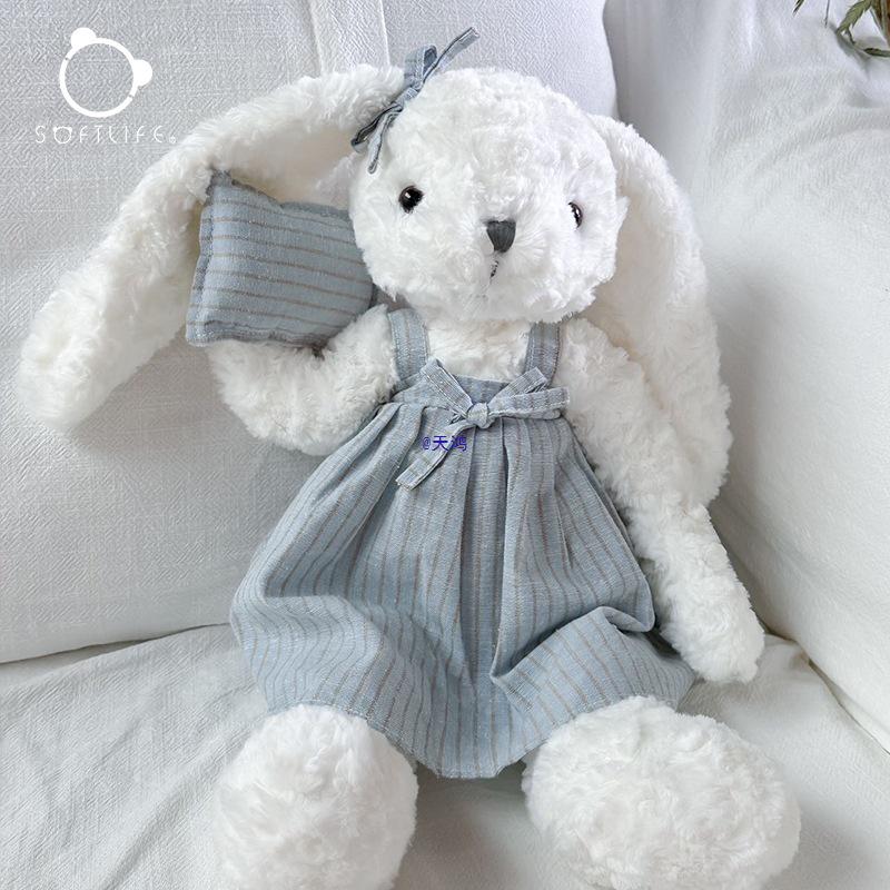 Little Rabbit Plush Doll - Comfort, Hug, and Sleep Toy for Girls