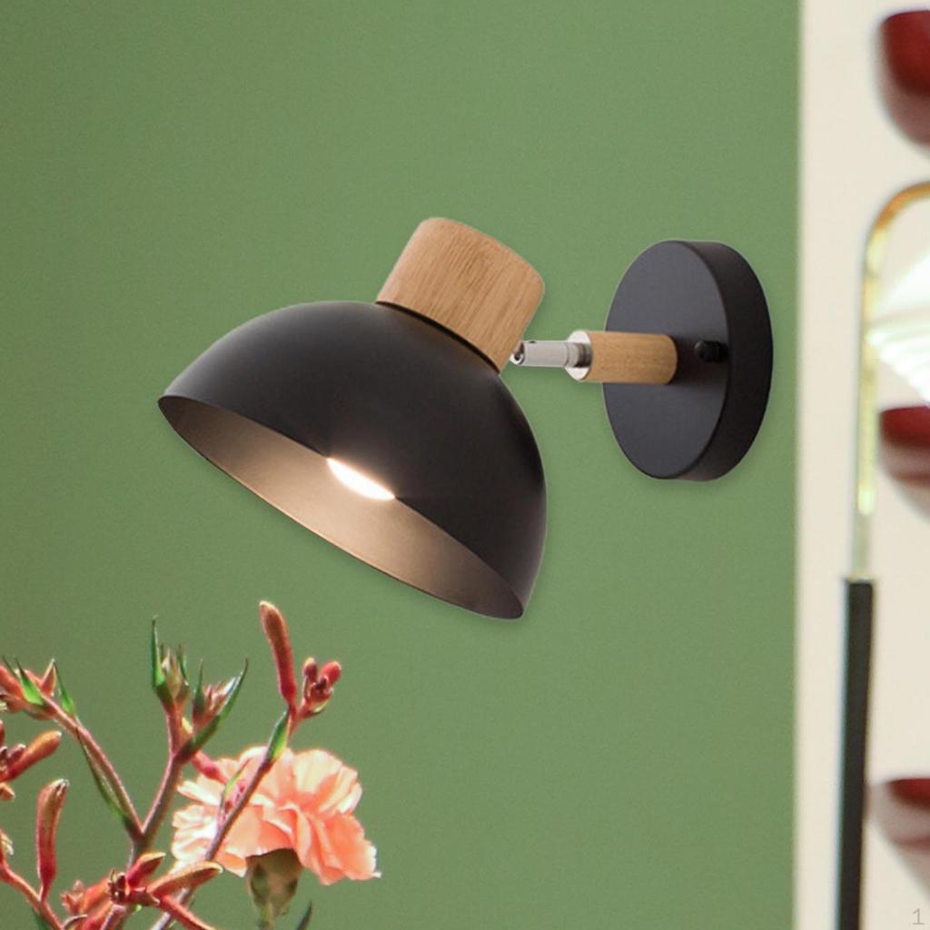 Luminaire, Rotatable, Mounted Bedside Reading Lamp for Industrial Bedroom, Hallway, Living Room