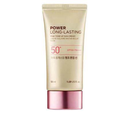 A0569 Power Długotrwały Różowy Krem Tonujący z Filtrem SPF50+ PA++++ 50ml