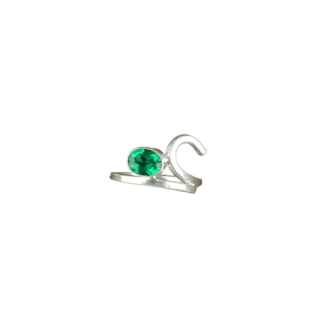 Chrome Diopside Gemstone 925 Sterling Silver Jewelry Handcrafted Ring For Women RR-27-1