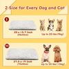 Auto Heating Pet Pad with Detachable Heating Cores Slip Resistant Bottom Soft Fabric Warming Mat For Dog Home Travel Use