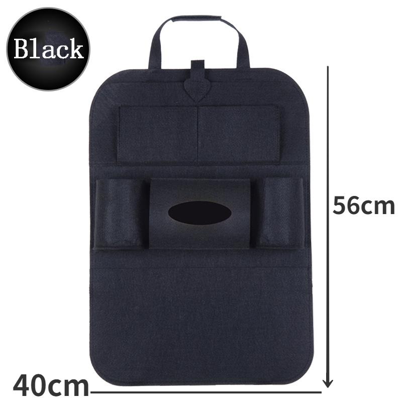 Organizer na tylne siedzenie samochodu z pudełkiem na chusteczki, uchwyt na tablet, pokrowiec ochronny do przechowywania na tylne siedzenie samochodu na podróże, wycieczki samochodowe, dla dzieci