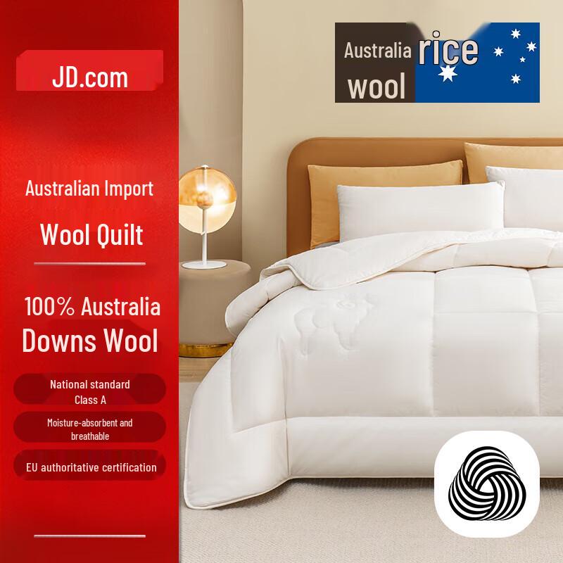 JD Home Premium Australian 100% Wool Quilt