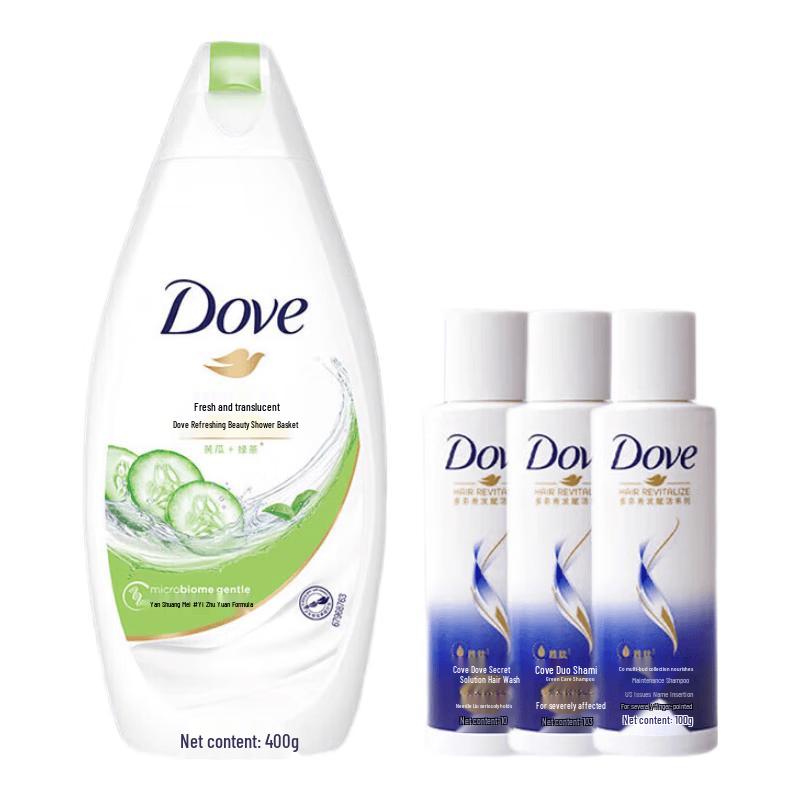 Набор для душа и волос Dove Освежающий и увлажняющий