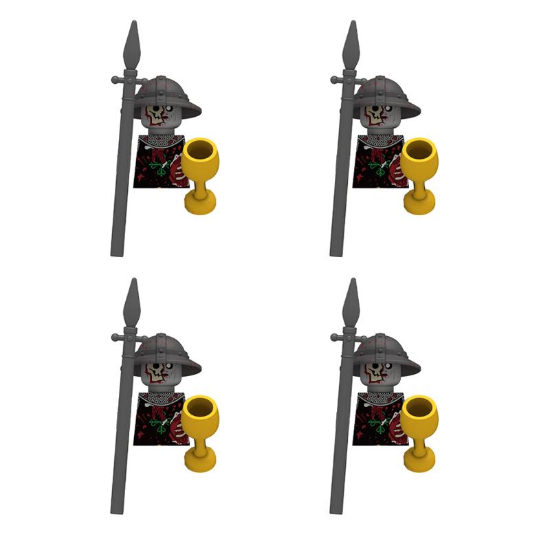 

Хоррор Хэллоуин Военный Ходячие мертвецы Солдат Фигурки Экшн Конструктор Армия Пехота Шлем Оружие Кирпичики Детская Игрушка Подарок