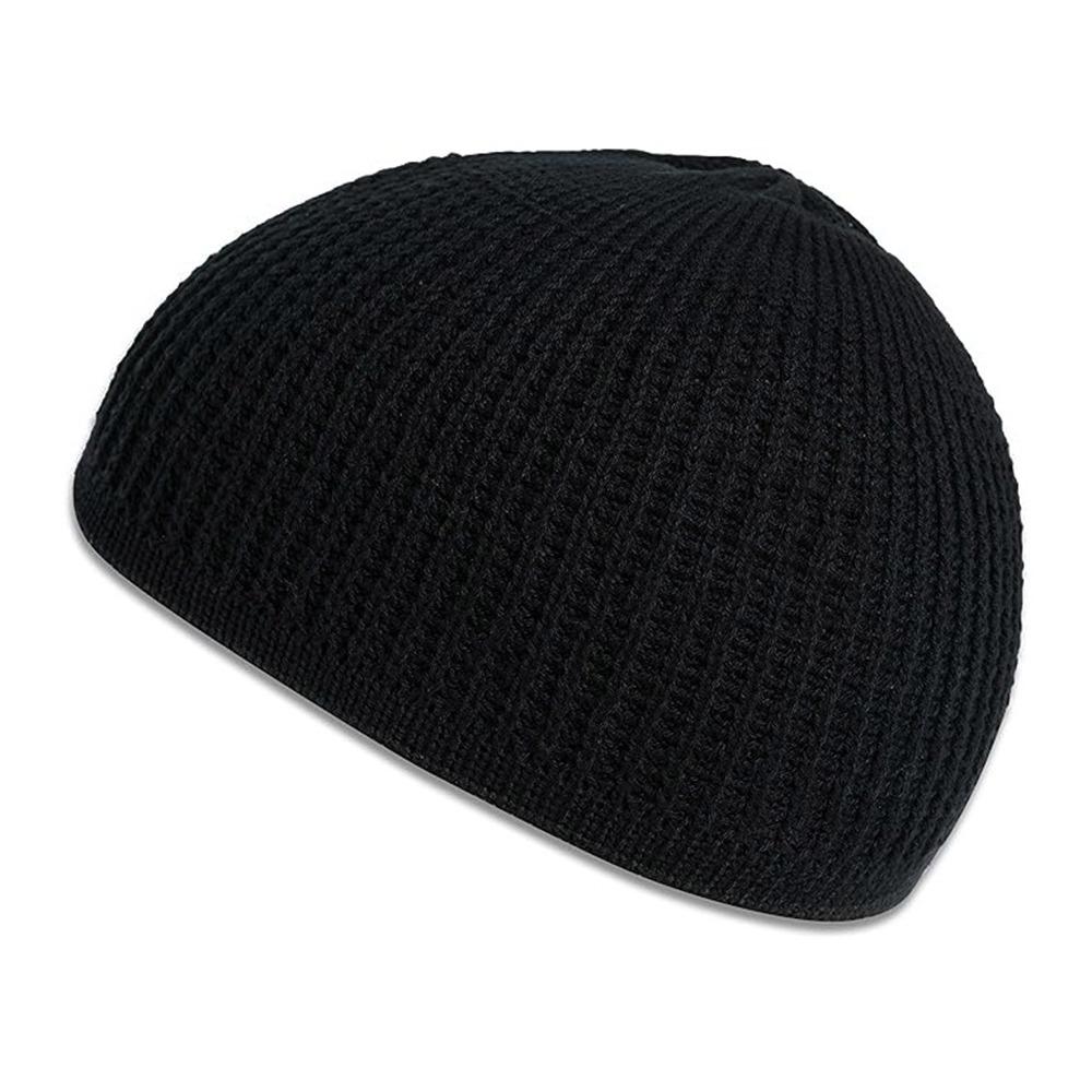 Casual Beanies Cap Solid Color Skull Hat New Kufi Cap  Men