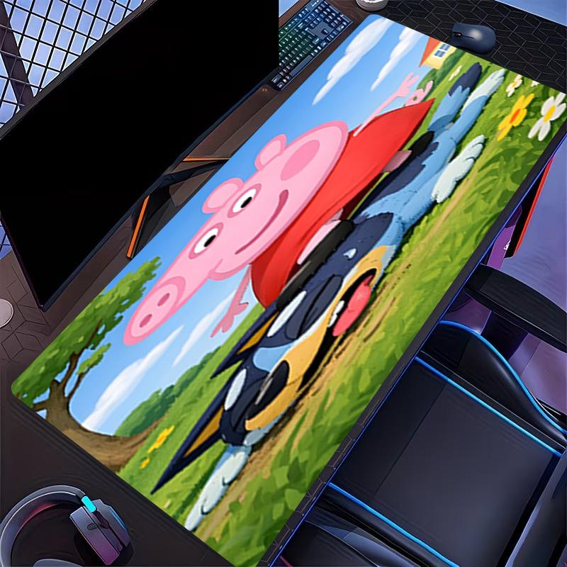 Cartoon animation Print Mouse Pad, for Keyboard Pad Laptop PC Mat for Office Home Use, Desk Decor, Perfect Birthday Gift for Gamers