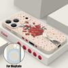 Etui do iPhone 17 Pro Max Kolorowy Wzór Malarstwo Olejne Kwiaty Róż Magnetyczne Dla Magsafe Miękkie Etui Do iPhone 16 15 14 13 Pro Max 17E 16E