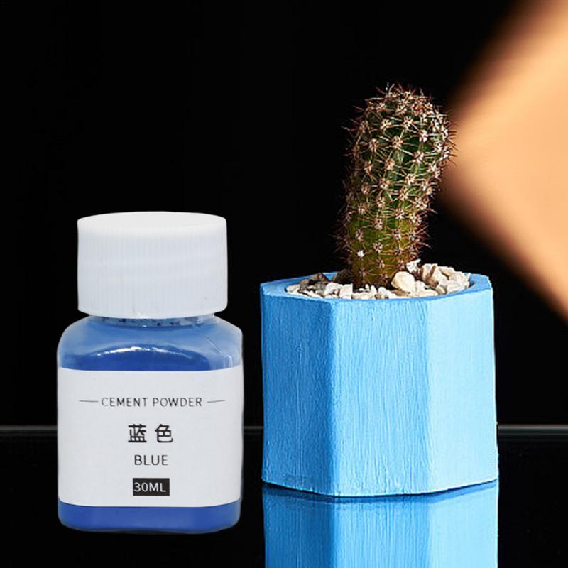 Cementový prášek barvivo na beton 30ml sádrový pigment barvivo na sádrovou omítku tmel spárovací hmota keramická mléčná barva barvení