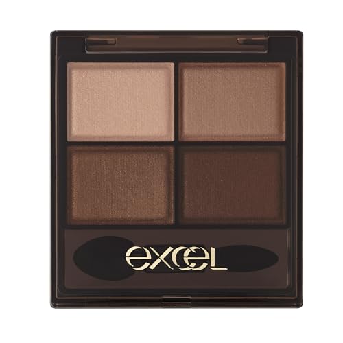 Excel Skinny Rich Shadow N SK01 True Brown Palette Eyeshadow Renewal