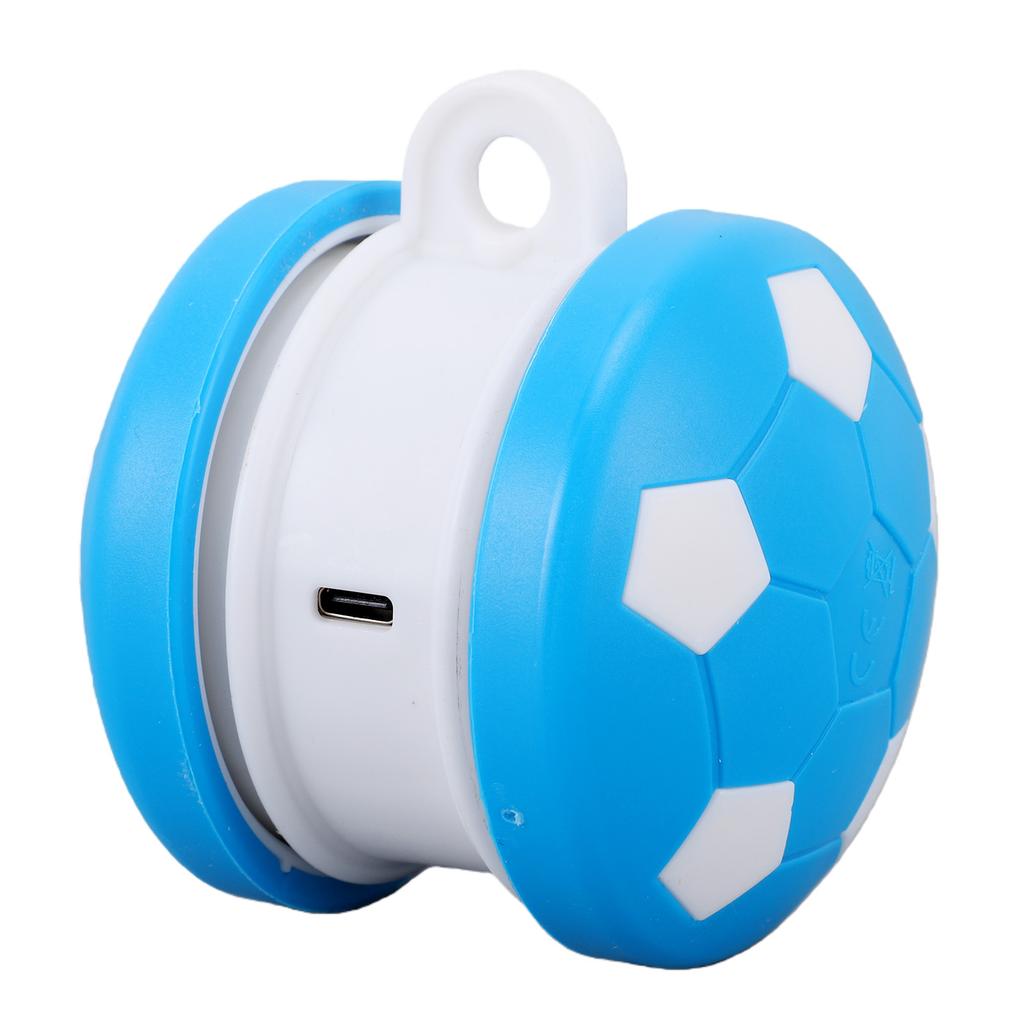 Interactive Rolling Dogs Toy with Rope Random   Moving Dog Toy Soccer   Pattern Blue for Small Large Dogs