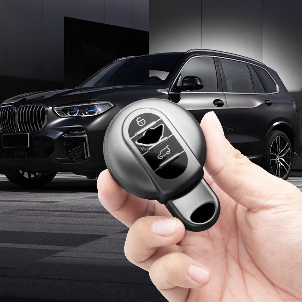 Car Key Case For Bmw Mini Cooper Clubman Countryman R55 R56 R57 R58 R59 R6 Remote Cover Shell Keychain Holder Accessories