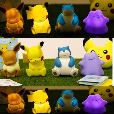 Oficiální LED mini náladové světlo Pokémon – Pikachu, Snorlax, Ditto, Eevee | Autentická lampička na spaní Pokémon