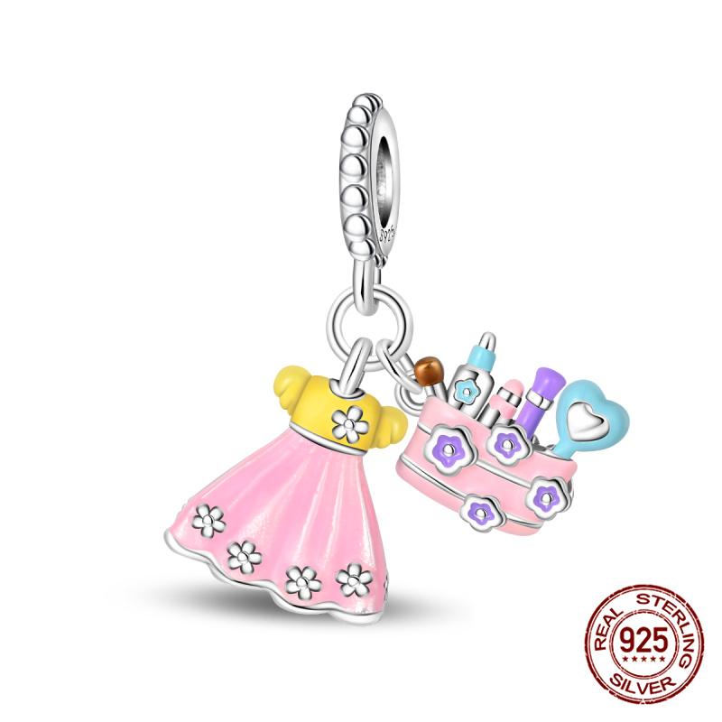 New 100% Copper Summer Cocktail Leisure Time Charms Fit Originalbracelet Diy Jewelry Making Women Gift