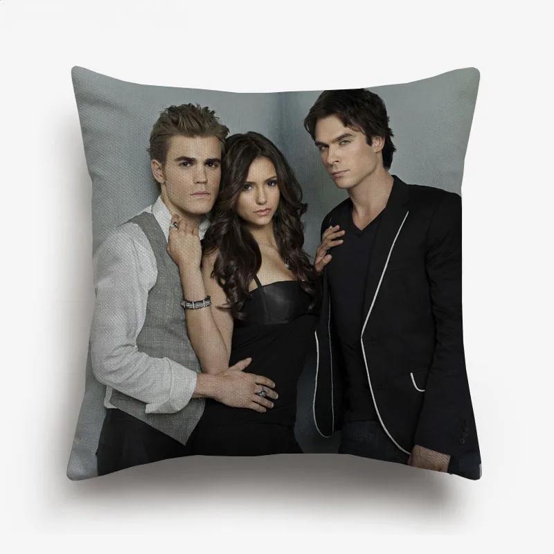 Ian Somerhalder Joseph Morgan Potrait Cushion Cover The Vampire Diaries Decorative Sofa Throw Pillow Case Pillow Case