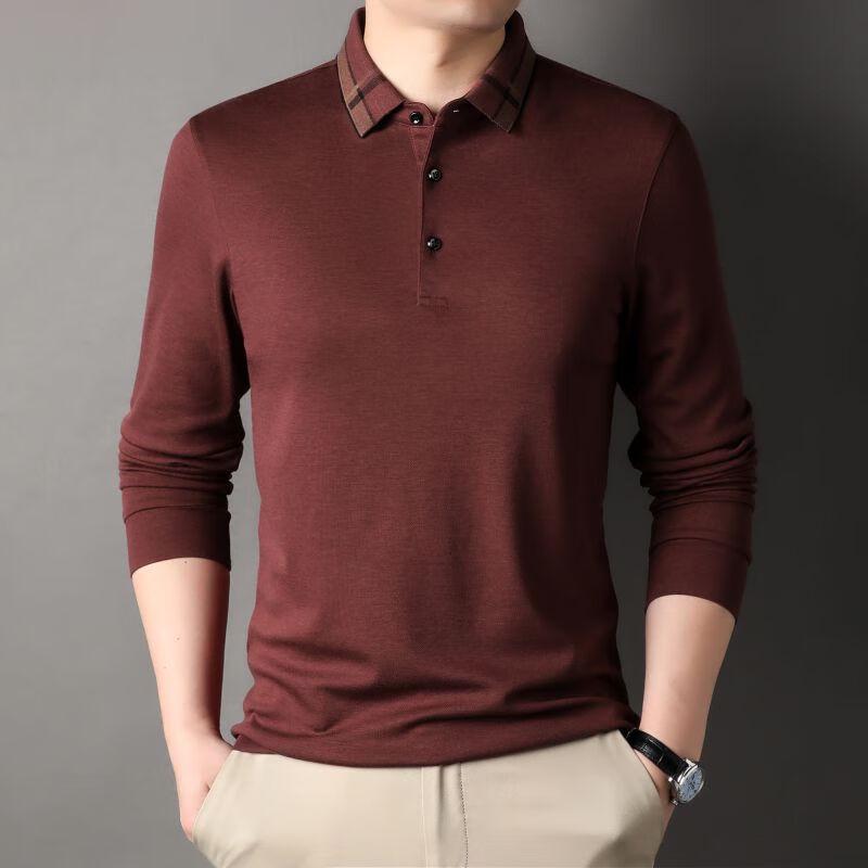 

Men s Business Casual Long-Sleeve Polo Shirt 2XL