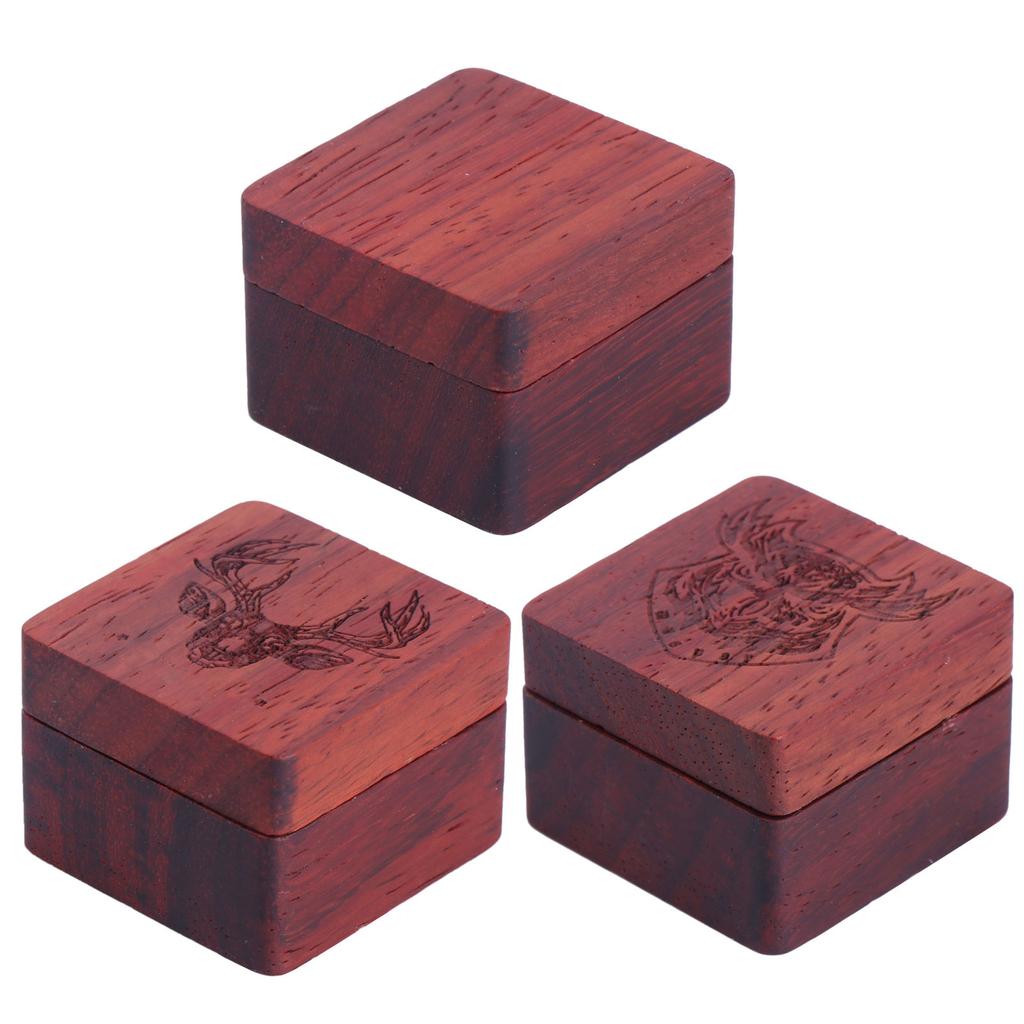 Wooden Guitar Pick Storage Box Container Portable Guitar Pick Box Holder Collector Gift for Guitarist, Musician