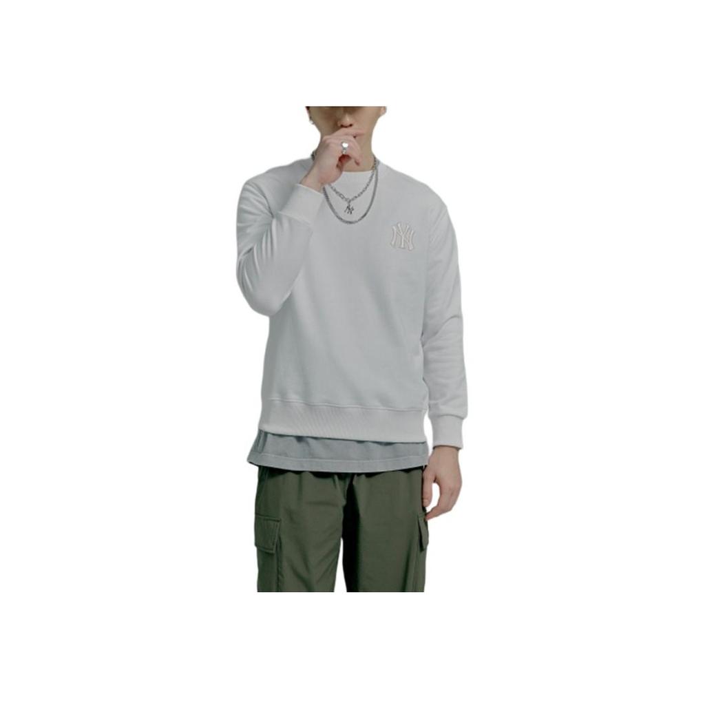 New MLB Old Flower Sweatshirts Unisex White 31MTM2111-50W