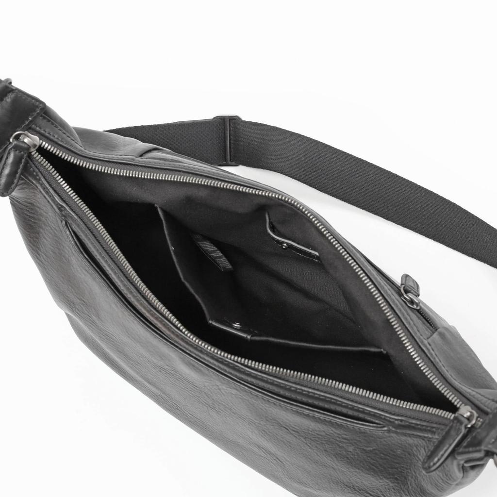 LEATHER CRAFT COMPANY Genuine Italian Leather Shoulder Bag EVERY LEV-1031 (Camel)