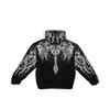Felpa con cappuccio Breathedivinity da uomo stile scuro - Capo esterno sportivo trendy Autunno/Inverno