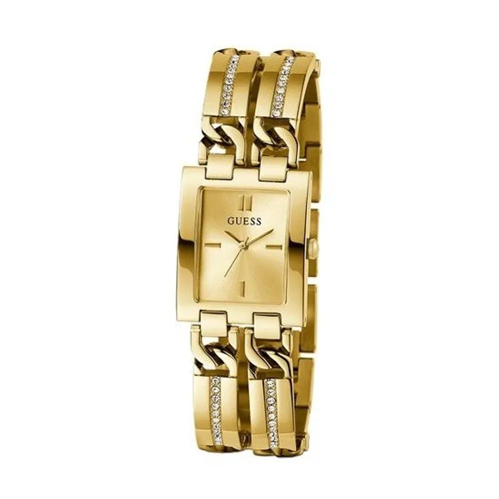 Women's Gold Square Metal Watch GW0668L2