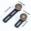 Jeans Pants Button Extenders Universal Wait Expanander Adjustable Retractable For Women And Men Instant Band Extension Solution