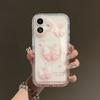 Pink Bow Moon Stars Bracket Phone Case For For Iphone 17 Pro Max 16 1 14 13 Clear Shokcproof Back Cover With Folded Holder Stand