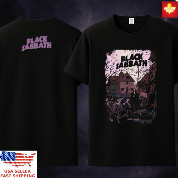 Open deal Black Sabbath Debut Album Pocket T-Shirt – Classic 1970 Cover Art Tee Unisex T-Shirt XXXL