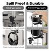 A84E-2 In 1 Desk Cup Holder With Headphone Hanger Spill Resistant Cup Holder For Desktop Coffee Cup/Bottle/Earphone