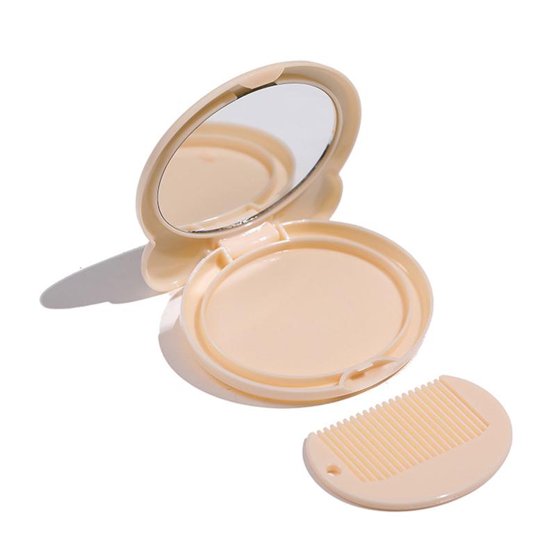 Cartoon-Mini-Kamm mit Spiegel, tragbarer Reisekamm, faltbarer Kunststoffkopf, Bürste, süßer Tierkamm, Tasche, Anhänger, Kamm, Mädchen, Kinder, Geschenk