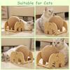 Cat Scratching Board Solid Wood Stable Scratch-resistant Hemp Rope Suspended Ball Cat Claw Sharpening Silent Entertainment Toy