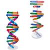 DNA Kit Self Double Helix Model kit Assembling DNA Display Stand Double Helix Model Human Genes Learning Toy Biological Teaching DNA Helix Model Aid