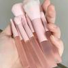 10 Pcs Mini Cherry Blossom Makeup Brush Facial Makeup Makeup Brush Concealer Foundation Eyeshadow Brush Set Travel Makeup Brush