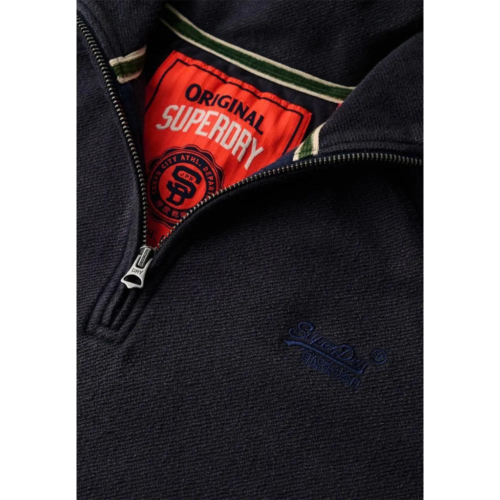 Superdry Толстовка с полумолниеймолнией Essential Logo