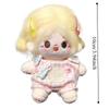 T-shirt Doll Clothes Outfit Bear Hat Doll Dress Up Set 10cm Cotton Doll Clothes  Children's Gift