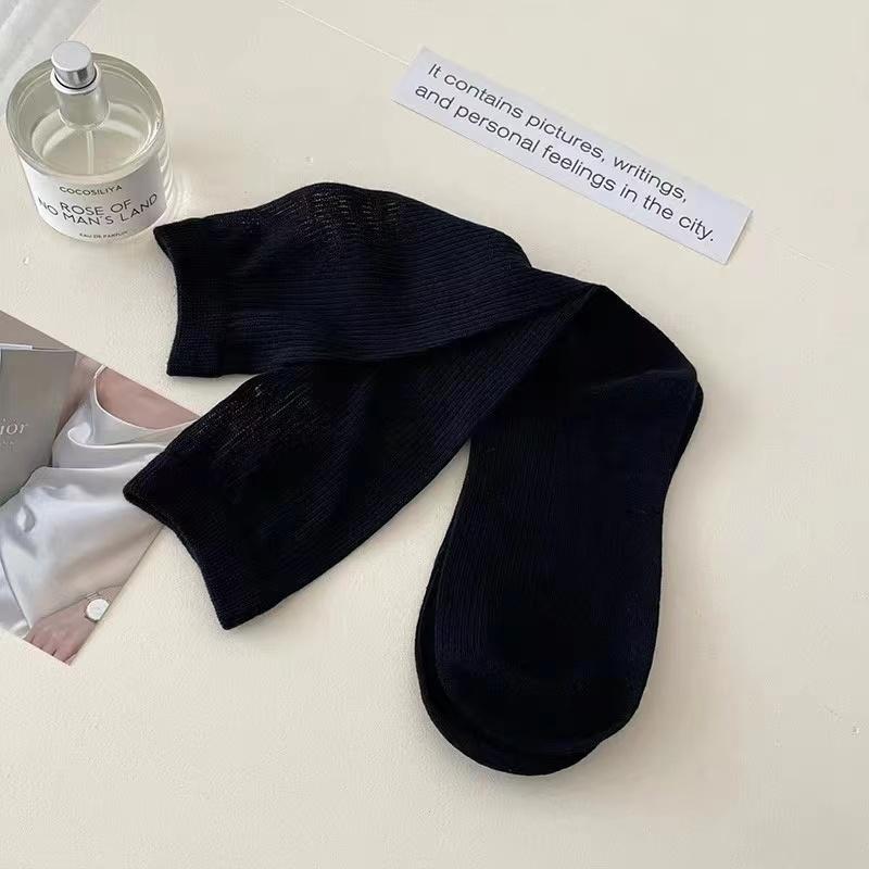 

Женские носки Лолита Y2K Однотонные Длинные Свободные Гольфы до Колена Женские Весенние Дышащие Кружевные Повседневные Милые Мягкие Корейские Гольфы Средней Длины One Size чёрный
