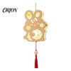 Handgefertigtes Papierlaternen-Bastel-DIY-Kit im chinesischen antiken Stil, handgehalten beleuchtbar mit LED-Lichterkette & traditionellem Quasten-Dekor, Hase Schmetterling Lotus