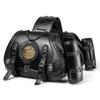 1 Pair Retro Punk Style Saddlebag Motorcycle Tool Bag Waterproof Travel Luggage Storage Bag Motorbike Over Saddles Bags