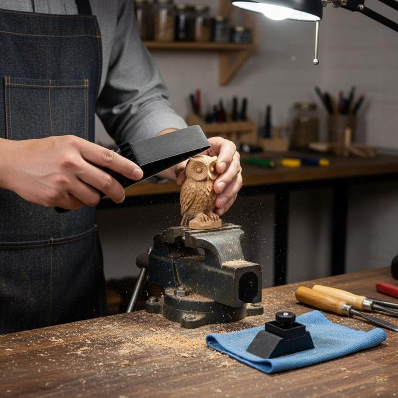 Sandpaper Rack Polishing Tool Grinding Blocks With Quick Changes Systems Ergonomic Grip For Model Making Home Renovation